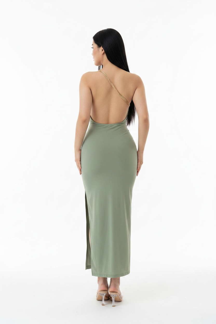 Sleeveless Backless Maxi Dress